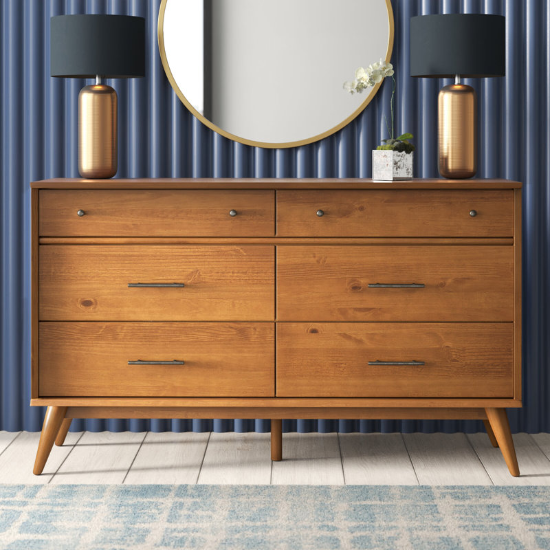 AllModern Grady 6 Drawer Double Dresser & Reviews Wayfair